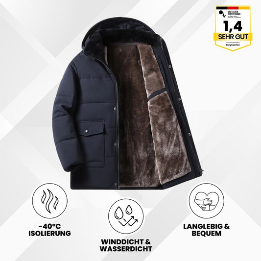 ThermoMax - Herren-Kapuzenjacke für den Winter