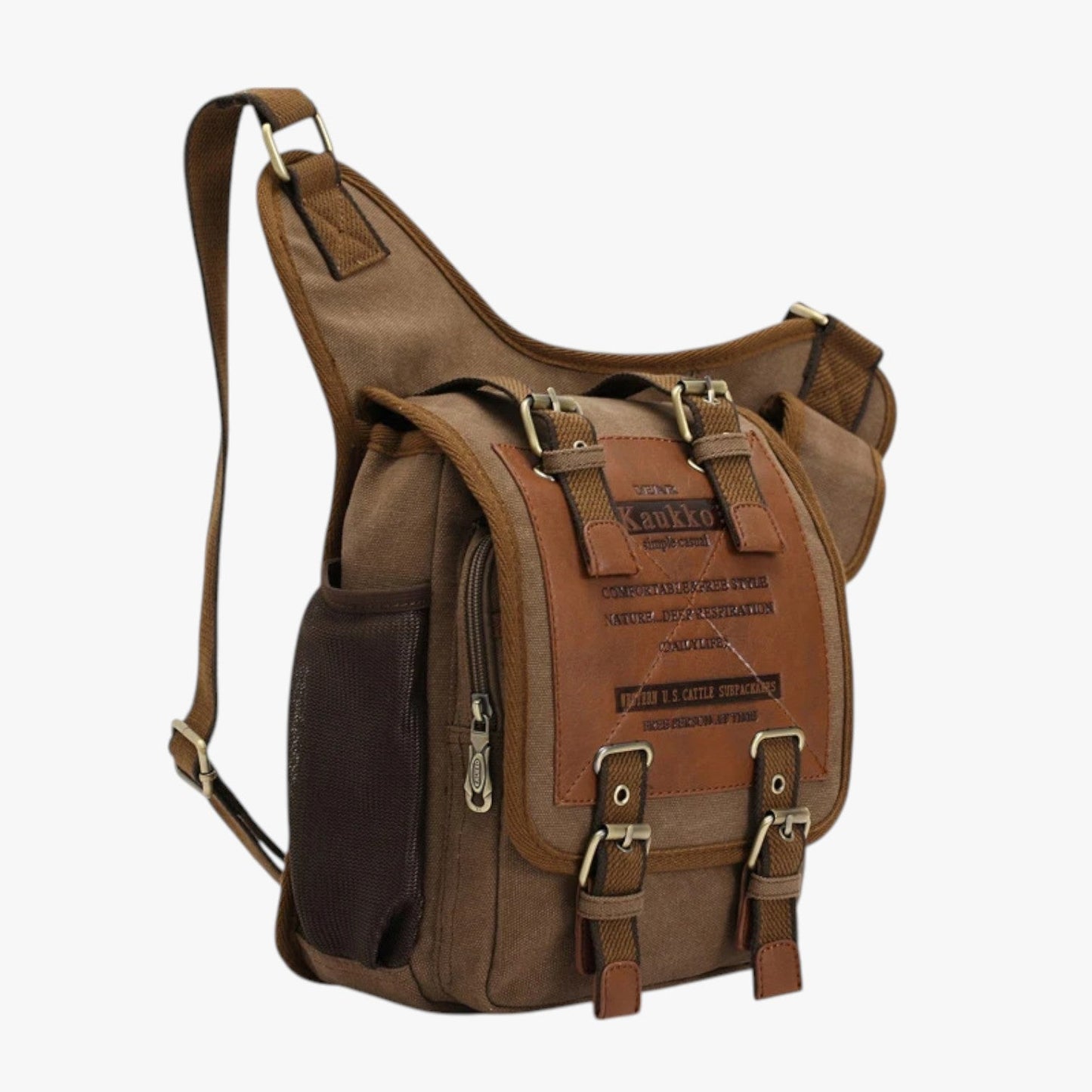 Adam | Herren Messenger-Tasche aus Vintage-Nylon Praktisch, Leicht, Immer bei Dir