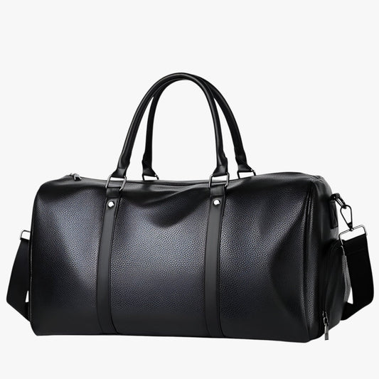 Theo | Elegante Herren Reisetasche aus Leder, Raum und Komfort in Bewegung
