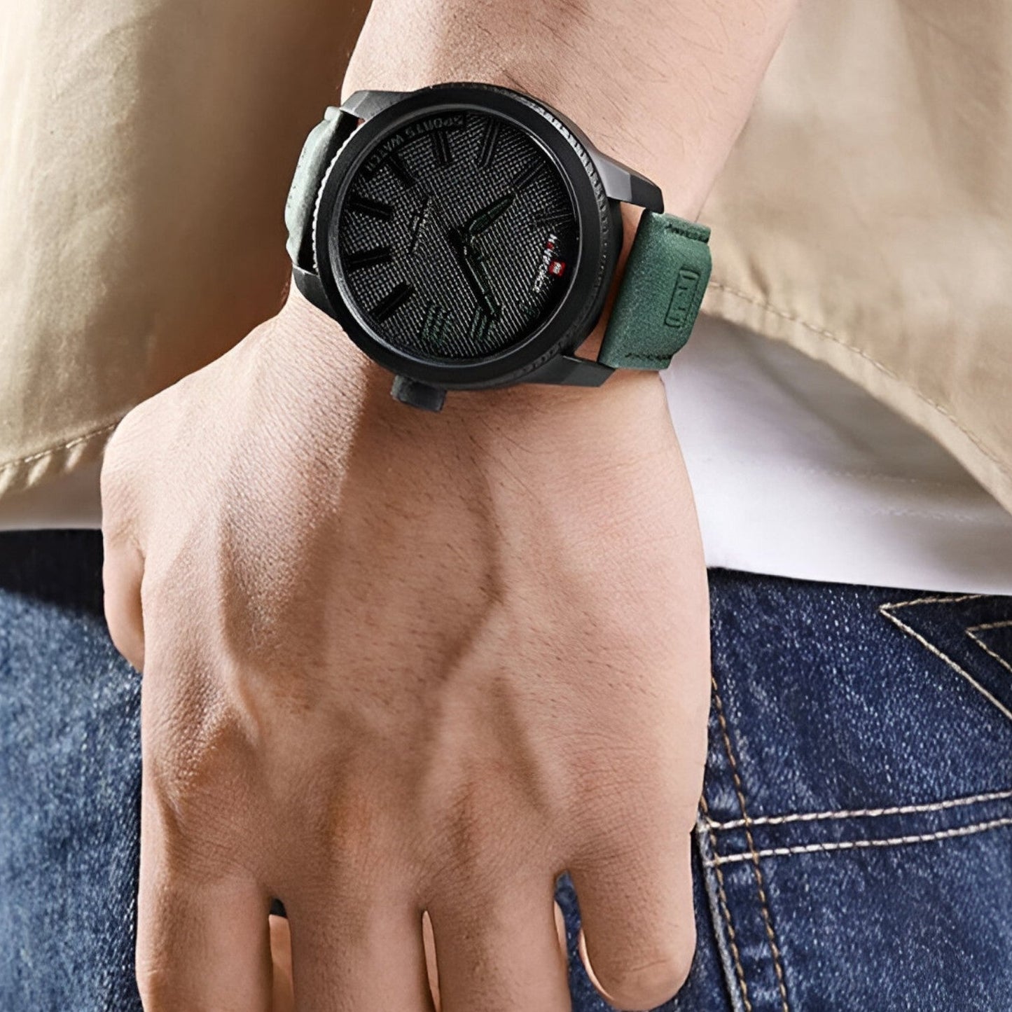 Asher | Elegante und wasserdichte Herrensportuhr