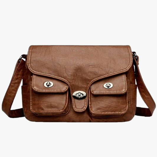 Amara | Elegante Vintage-Shopper aus PU-Leder