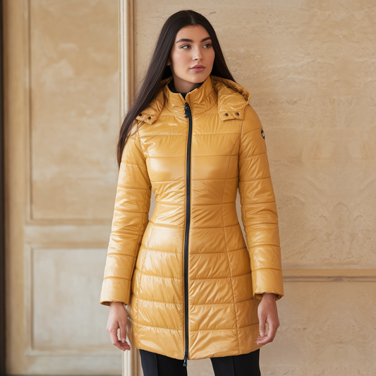 Lange Parka mit Kapuze - Extrem warme Winterjacke